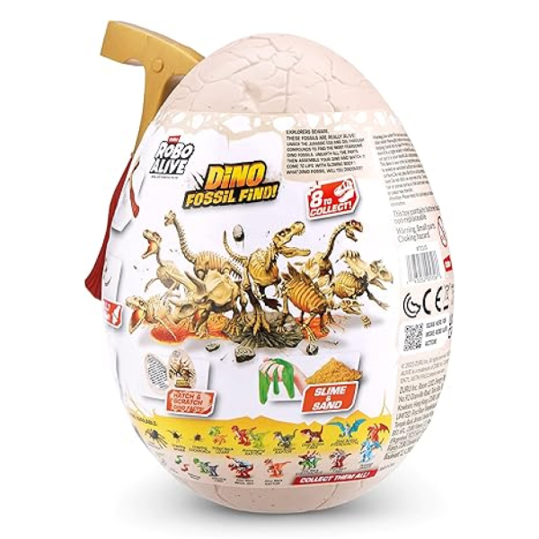 Robo Alive Dino Fossil Find Series 1 Mini Surprise Egg - Bulk 24 pcs (No Inner, STD Colour Assortment) (S001) - Image 2