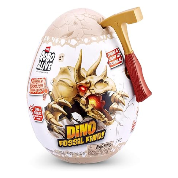 Robo Alive Dino Fossil Find Series 1 Mini Surprise Egg - Bulk 24 pcs (No Inner, STD Colour Assortment) (S001) - Image 3