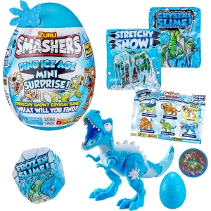 ZURU Smashers Collectables Series 3 Dino Ice Age Surprise Small Egg - 3 Facing 6 pcs/PDQ, 12 pcs/CTN (No Inner, STD Colour Assortment) (S001)