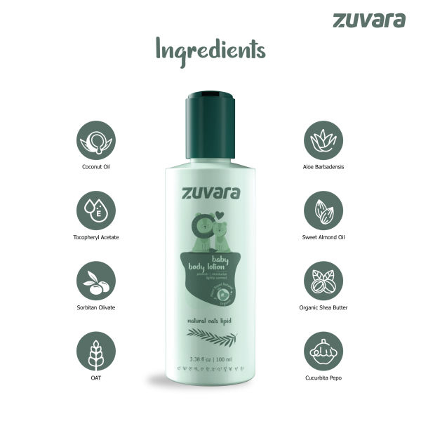 Zuvara Baby Body Lotion - 100ml - Image 5