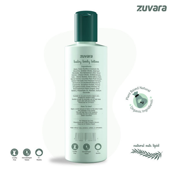 Zuvara Baby Body Lotion - 200ml - Image 2