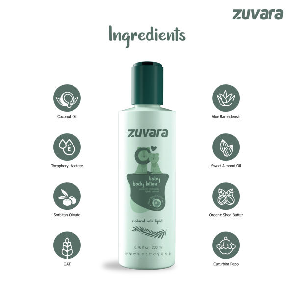 Zuvara Baby Body Lotion - 200ml - Image 5
