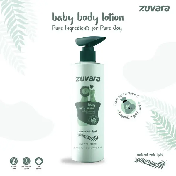 Zuvara Baby Body Lotion - 500ml - Image 3