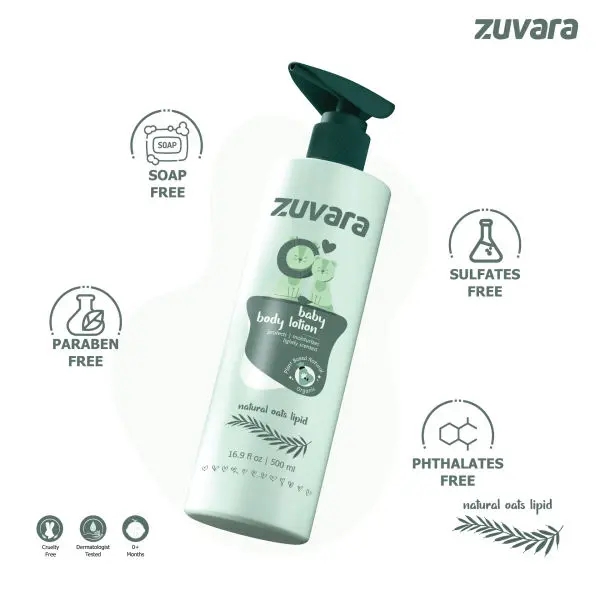 Zuvara Baby Body Lotion - 500ml - Image 4