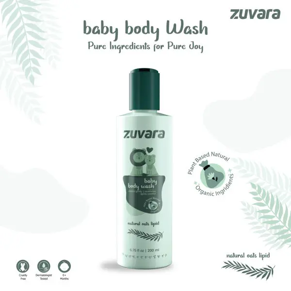 Zuvara Baby Body Wash - 200ml - Image 3