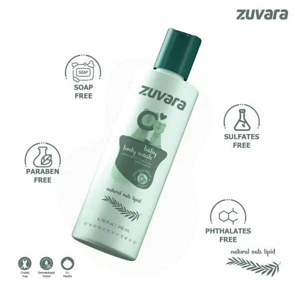 Zuvara Baby Body Wash - 200ml - Image 4