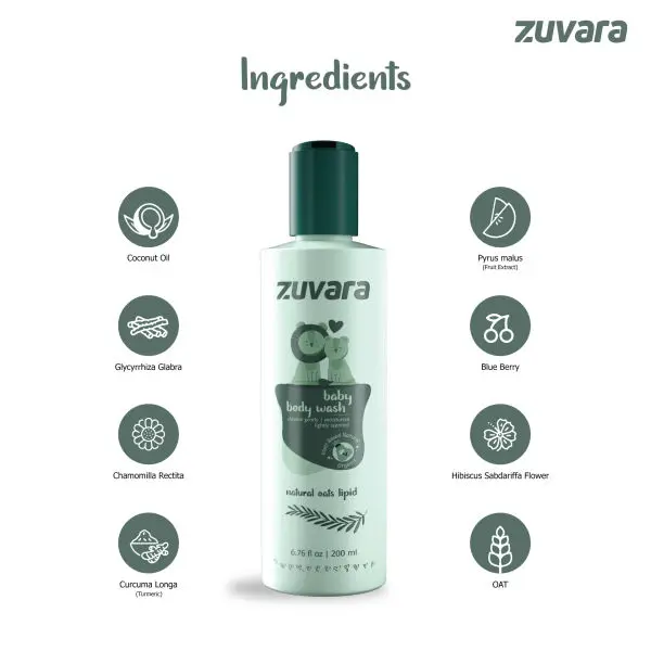 Zuvara Baby Body Wash - 200ml - Image 5