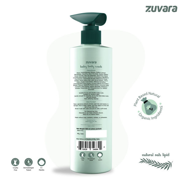 Zuvara Baby Body Wash - 500ml - Image 2
