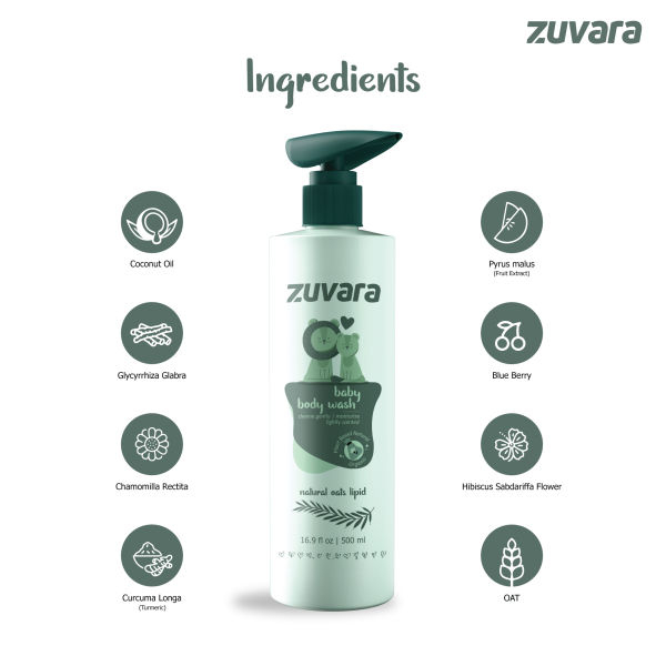 Zuvara Baby Body Wash - 500ml - Image 5