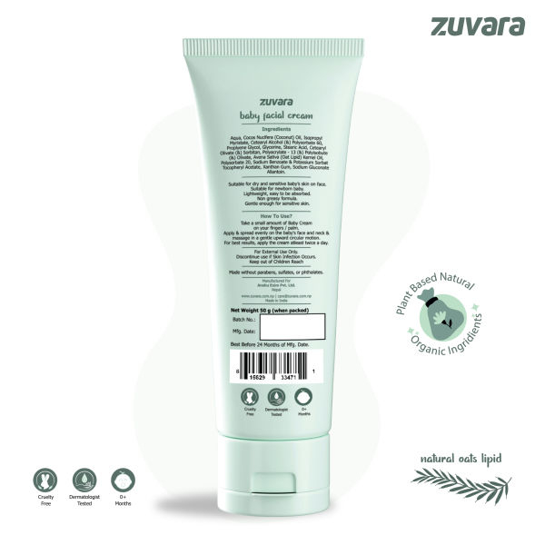 Zuvara Baby Facial Cream - 50g - Image 2