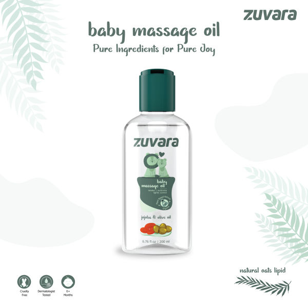 Zuvara Baby Massage Oil - 200ml - Image 3