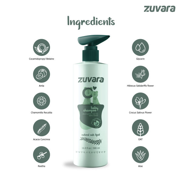 Zuvara Baby Shampoo - 500ml - Image 5