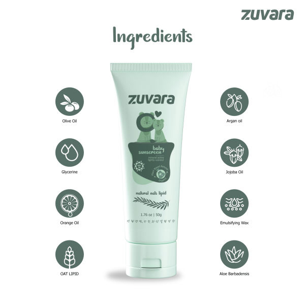 Zuvara Baby Sunscreen - 50g - Image 5