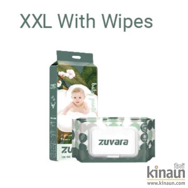 Zuvara Diaper Pants Style XXL 40pcs With Wipes