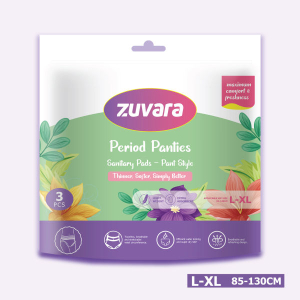 Zuvara Disposable Sanitary Period Panties - L-XL (3 Pcs)