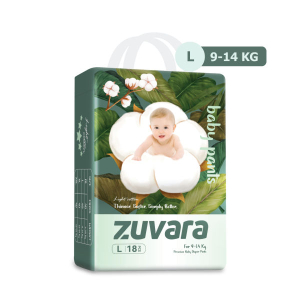Zuvara Feather Diaper Pants - L (Pack Of 18)