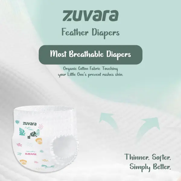 Zuvara Feather Diaper Pants - XL (Pack Of 18) - Image 5