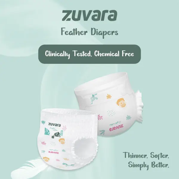 ZUVARA Feather Diaper Pants - XXl (Pack Of 18) - Image 4