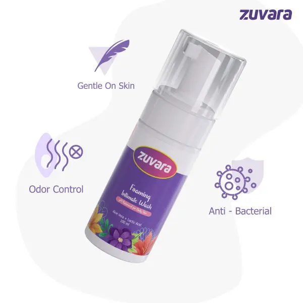 Zuvara Foaming Intimate Wash - 100ml - Image 3