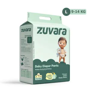 Zuvara Premium Diaper Pants - L (Pack Of 70)
