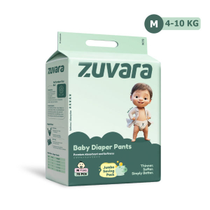 Zuvara Premium Diaper Pants - M (Pack Of 70)