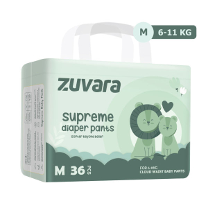 ZUVARA Supreme Diaper Pants - M (Pack Of 36)