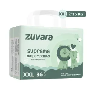 ZUVARA Supreme Diaper Pants - XXl (Pack Of 36)
