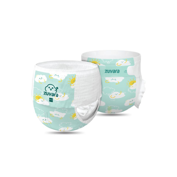Zuvara Value Series Diaper Pants - M (Pack of 30) - Image 2
