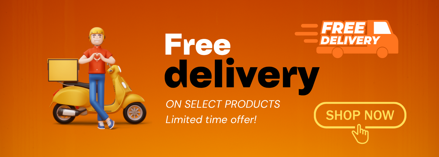 free delivery big banner
