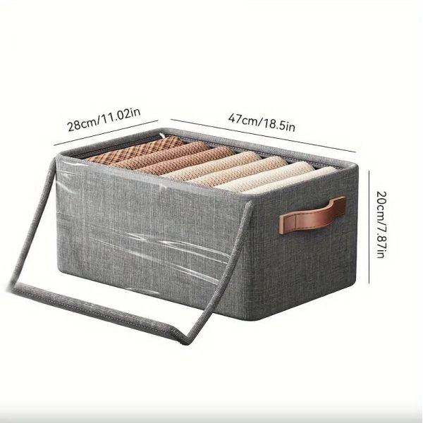 Clothes Storage Boxes & Wardrobe Drawer Organizer for Pants