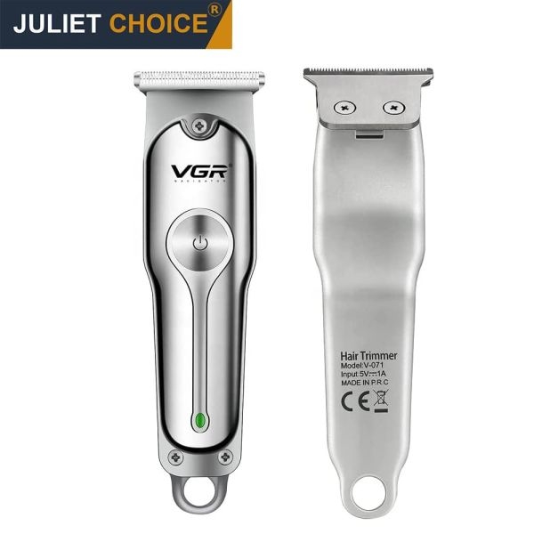 VGR V-071 Cordless Professional Hair and Beard Clipper Runtime 120 Min-Trimmer For Men With 3 Guide Combs (All Models) - Image 5